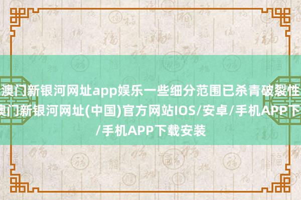 澳门新银河网址app娱乐一些细分范围已杀青破裂性进展-澳门新银河网址(中国)官方网站IOS/安卓/手机APP下载安装